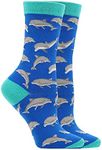 WHD Dolphin Socks (Blue, Medium)