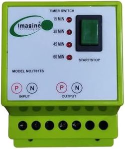 imagine technologies Automatic Cut Off Timer Switch for Geyser,Motor,Heater,etc (15,30,45,60 Min)