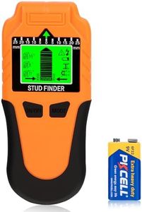 Stud Finder Wall Scanner 6 in 1 – Upgraded Stud Detector with LCD Display & Audio Alarm, Accurate Wall Sensor for Wood, Metal, AC Live Wire, Joist, Pipe & Cable Detection