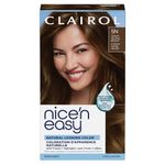 Clairol Nice'n Easy Permanent Hair Dye, 5N Medium Neutral Brown | 100% Grey Coverage | Long‑Lasting, Natural‑Looking Colour & Shine |Pack of 1