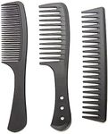 DAZISEN 3 Pieces Combs Set - Black 