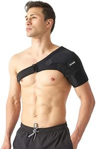 Aovenis Shoulder Brace for Women and Men, Adjustable Compression for Relief of Frozen Shoulder, Rotator Cuff Tears, Tendonitis, Bursitis and More Shoulder Pain - Breathability