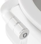Pure for Men Bidet Toilet Seat Attachment for Home | Dual Self-Cleaning Nozzle (Frontal & Rear Back), Non-Electric Sprayer, Adjustable Water Pressure & Easy to Use | Sleek & Minimalist Design (White)