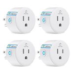 Smart Plug 5GHz, EIGHTREE Smart Plug Works with Alexa & Google Home, 5GHz & 2.4GHz WiFi Compatible, with Remote Control & Timer Function, 4 Pack