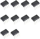 Bridgold 10pcs TLC555CP TLC555 TLC 555 TI Lin CMOS Timers IC Chip，DIP-8.