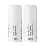 Cos-IQ Anti-Chafing Roll-On Serum (Pack of 2 X 40ml)| Bioecolea & Inulin | Anti-Rash Serum for Intimate Areas | Reduces Inner Thigh Rashes from Sports| Prevents Sweat, Odor, Irritation & Rashes | 80ml