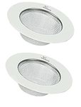 KYOTO Kitchen Sink Strainer Stainless Steel Heavy Duty Drain Filter Jali & Basin Basket Filter Stopper Drainer Jali (Pack of 2)