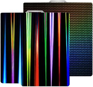 HIKUDIY 257x257mm H1H Build Plate for Bambu Lab X1C/X1/X1E/P1P/P1S/A1, Double Sided Print Bed Light Beam+Phantom Spring Steel Sheet Plate Flexible Sheet for Bambulab X1C/X1/X1E/P1P/P1S/A1 3D Printers