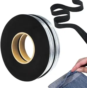 Iron on Hemming Tape, 2 Rolls 70 Yards Iron on Tape for Hemming, Stitch Witchery Tape Sewing Tape, Adhesive for Fabric Tape No Sew Hemming Tape for Clothes Pants Dress Curtains