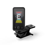 D'Addario Guitar Tuner - Eclipse Headstock Tuner - Clip On Tuner for Guitar - Great for Acoustic Guitars & Electric Guitars - Quick & Accurate Tuning - Black