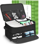 CAMPLAND 2 Layer Golf Trunk Organizer, Waterproof Car Golf Locker for 2 Pair Shoes, Durable Golf Trunk Storage for Balls, Tees, Clothes, Gloves, Accessories, Golf Gifts