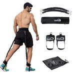 WHITECLOUDZ Vertical Jump Trainer – Professional Leg Strength Resistance Bands for Vertical Jump Training – Premium Jumping Trainer, Volleyball Trainer & Basketball Trainer – (50 Lbs. Each Band)
