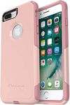 OtterBox Commuter Case for iPhone 8 Plus & iPhone 7 Plus - Non-Retail Packaging - Ballet Way (Pink Salt/Blush)