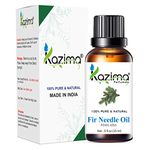 KAZIMA Fir Needle Essential Oil - 100% Pure, Natural & Undiluted Oil for Skin Care & Hair Care, 15 ml