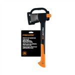 Fiskars X11 Splitting Axe Hatchet, One-Strike Splitting Power, 17 ", Black