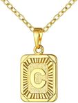 U7 Initial A-Z Letter Pendant Neckl