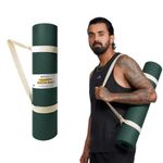 Boldfit Yoga Mats For Women and Men Exercise For Home Workout Gym Anti Slip EVA Material Yoga Mat 4Mm For Kids Gym Mats - Green