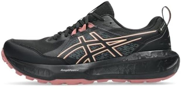 ASICS Women's Gel-Sonoma 8 Gore-Tex Trail Running Shoes,7.5,Black/Apricot Crush