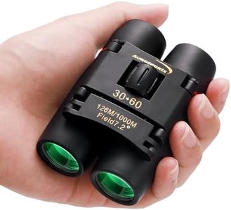 Aurosports 30x60 Folding Binoculars Telescope with Low Light Night Vision for Outdoor Birding, Travelling, Sightseeing, Hunting, etc