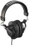 Roland Stereo Monitor Headphones, Black Coiled Cable - Clear, Accurate and Comfortable for Studio Quality Monitoring (RH-200), OSFA