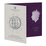 2023 King Charles Coronation UK £5 Brilliant Uncirculated Coin in Mint Pack