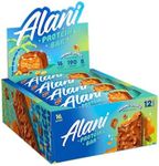 Alani Nu Protein Bars CARAMEL CRUNCH | High Protein Gluten-Free Bars | 16g Protein | Low-Sugar (7G) Low-Carb Healthy Snacks | 12 Individually Wrapped Bars