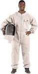 Bees & Co U74 Natural Cotton Beekeeper Suit with Fencing Veil