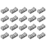 sourcing map 24mmx11mmx10mm Console Mixer Slider Fader Knobs Replacement for Potentiometer Gray Knob Black Mark 20pcs (Fit Hole 4 x 0.9mm)