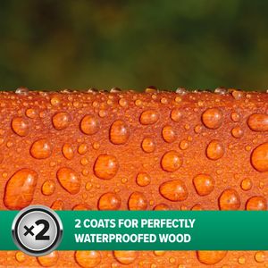 Roxil Wood Waterproofing Liquid 5L – Clear Outdoor Sealer for Decking, Fences, Sheds