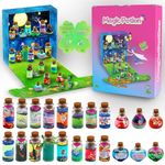 WOLGYING Fairy Magic Potions Kit for Kids - DIY 22 Bottles Magical Potions for Christmas Decorations, Creative Art Craft Toy for Girls, Fun Birthday Gift Toys for Girl 6 7 8 9 10