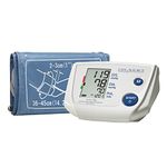 A&D Medical Blood Pressure Machine with Large Upper Arm Cuff (36-45 cm Range) Home BP Monitor, One Click Operation with Easy To Read Precise Illuminated Readings