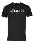 Blasfemus Commodore Amiga 80s Vintage Nerd Men's T-Shirt (Black, S)