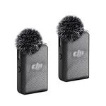 Microphone Windscreen Wind Muff Compatible with DJI MIC Wireless Lavalier Microphone,Furry Cover(2-Pack)