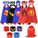 RioRand Superhero Capes 5PCS Kids C