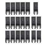 20PCS 35mm Multi Tool Blades Universal Oscillating Saw Blades, Professional Wood Metal Cutter Quick Release for Fein Multimaster, Ryobi, Milwaukee, Bosch, Dremel, Dewalt, Rockwell, Makita and More