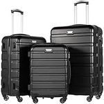 COOLIFE Suitcase Trolley Carry On H