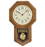 Bulova Clocks Model C3545 Thomaston, Golden Oak