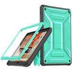 10 Case for Kids and Adults 13th Gen 2023 - TrendGate Lightwight Shockproof Cover Built-in Screen Protector with Kickstand, Incompatible with iPad Samsung, Only for All-New 10.1 Inch Tablet - Green