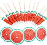 Gyufise 50Pcs Watermelon Umbrella C