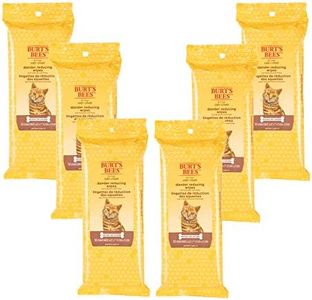 Burt's Bees for Cats Natural Dander Reducing Wipes | Kitten and Cat Wipes for Grooming, 50 Count - 6 Pack