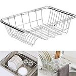 Expandable Dish Drying Rack Over Si