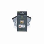 MasterClass Smart Space Folding Mezzaluna Herb Chopper, Stainless Steel/Plastic, Grey, 15.5 x 12.5 cm