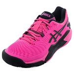 ASICS Men's GEL-RESOLUTION 9 CLAY Tennis Shoes, 12, HOT PINK/BLACK
