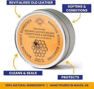 Beeswax Leather Balsam Conditioner & Restorer 100ml – Natural, UK Made