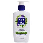 Kiss My Face Moisturizing Hand Soap, Olive & Aloe 9 oz (Pack of 3)