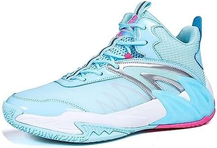 VAXAV Women's Men's Professional Outdoor Sports Sneakers High Top Basketball Athletic Running Tennis Shoes Size 8/6.5 White Green