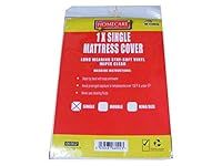 2 X Single Vinyl Plastic Fitted Mattress Bed Cover Sheet Protector