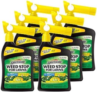 Spectracide Weed Stop for Lawns Concentrate, Ready to Spray, Kills All Types of Listed Broadleaf Weeds, 32 Ounce, 6 Pack