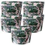 (x 5 packs) Military Outdoor Leisure Emergency Rice Food Combat Ration MRE Bibimbap Beef