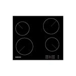 Samsung Ceramic Hob with 4 Cooking Zones, With Touch Control, Colour: Black, Material: Glass, C61R2AEE